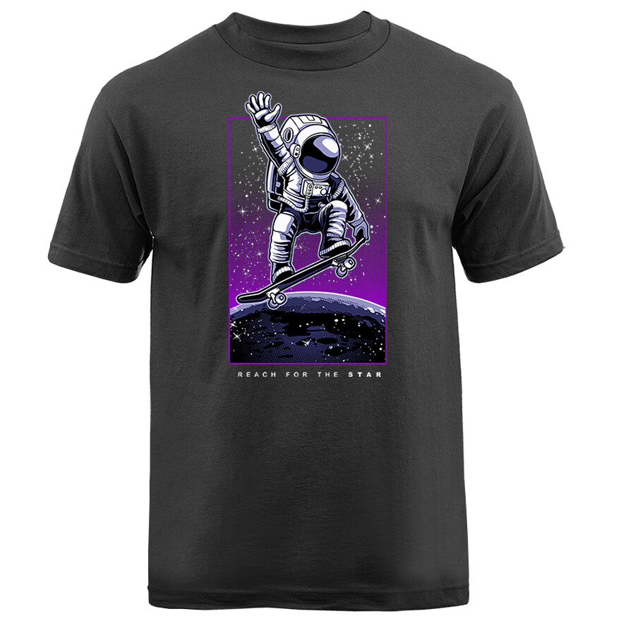 Astronaut Skateboard Funny Joke Humor Humorous Graphic T-shirt Astronaut Skateboard Funny Joke Humor Humorous Graphic T-shirt