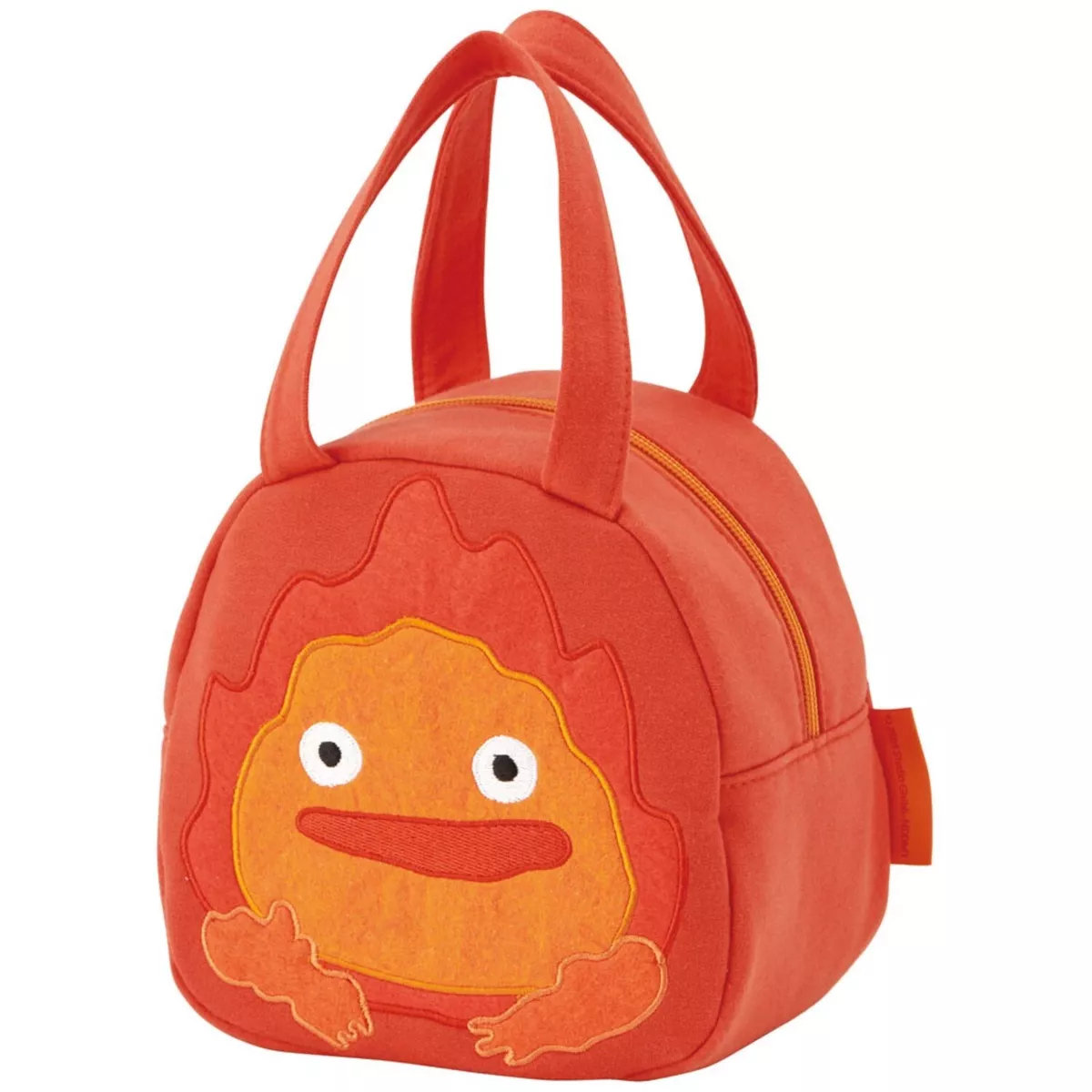 Howl's Moving Castle Calcifer in A Hurry Embroidery Canvas Tote Bag - Howls Moving Castle