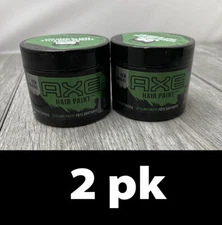 2pk Axe Hair Paint Temporary Color Styling Paste, Green 2.3 oz each