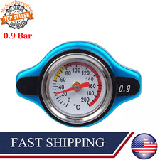 (0.9Bar) Small Head Car Radiator Cap Water Temp Meter Thermostatic Gauge