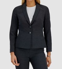 Le Suit Women's Black Kate Seamed Suit Separate Blazer Jacket Size 10P