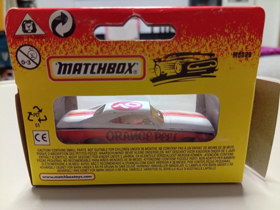 Matchbox/ Lesney Dodge Charger Orange Peel Con Box Originale. - Immagine 4 di 4