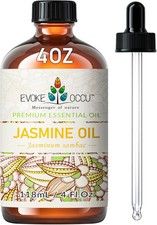 EVOKE OCCU Jasmine Essential Oil 118ml, Pure Jasmine Oil for Aromatherapy Diffu