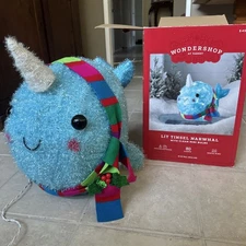 Wondershop Narwhal Christmas Light Up Target Exclusive 16” Yard/House Decoration