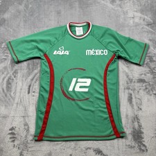 Lala Mexicana Mexico Soccer Jersey #12 Autographed On Back Size Small