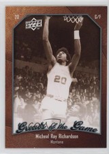 2009-10 Upper Deck Greats of the Game Micheal Ray Richardson #30 1jq1