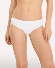 Jockey Women S Smooth Shine Seamfree Bikini White NWT Size M/6