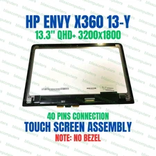 HP Envy x360 13-Y013CL 13.3" QHD 40 pin LCD Touch Screen Digitizer Assembly