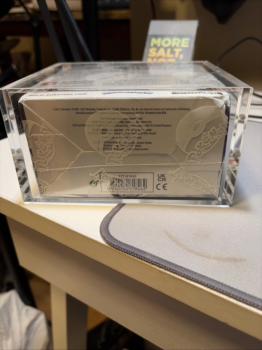 Pokemon TCG Chilling Reign Booster Box Sealed Very Good Condition Acrylic Case | eBay Pokemon TCG Chilling Reign Booster Box Sealed Very Good Condition Acrylic Case | eBay