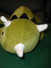 Dinosaur Plush Throw Pillow 12" long EUC  P89 