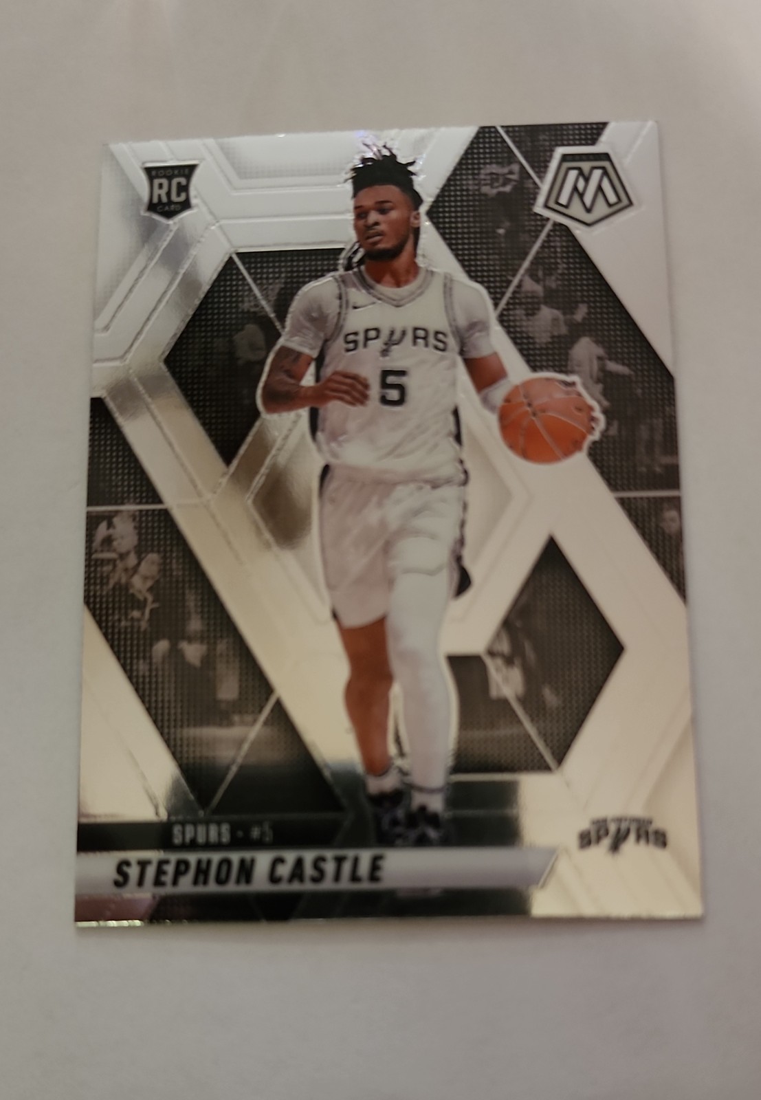 2024-25 Panini Mosaic - Rookies Stephon Castle #236 Silver Prizm (RC)