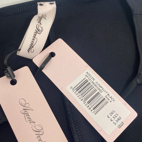 Agent Provocateur Adelen Black Playsuit AP4 Large NWT $340