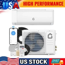 🔥12000 BTU Mini Split Air Conditioner Ductless Inverter System Heat Pump 220V