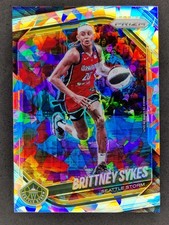 2025 Panini WNBA Prizm BRITTNEY SYKES Silver Ice Prizm #121 Seattle Storm (A)