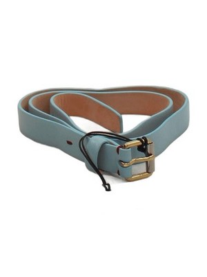 Paul Smith Herren Gürtel W 31 in Blau 100% Leder eleganter Gürtel Neu mit Etikett