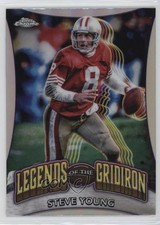 2024 Topps Chrome Legends of the Gridiron Refractor Steve Young #LOG-24 HOF 1eh5