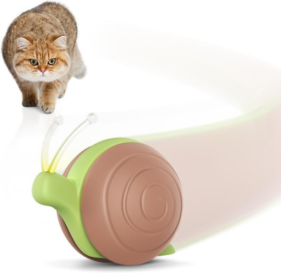 Interactive Cat Toy for Indoor Cats, Wicked Snail Kitten Toys, Automatic Cat Toy