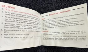 Donkey Kong Hockey Micro vs. System Instruction Manual - Nintendo 1984