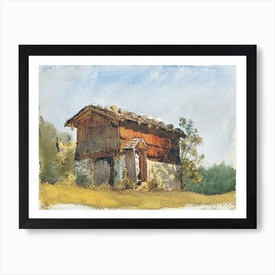 Tiroler Heiligtum (1871), Johannes Singer gerahmtes Wandbild Poster Leinwanddruck Bild