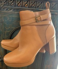 Vionic Nella Womens 8.5 Shoes Brown Leather P...