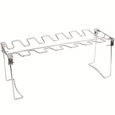 Stainless Steel Drumstick Roasting Rack Chicken Leg Rack for Barbecue Grill