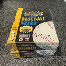 Topps Stadium Club Baseball Series 3 1993 - 2 sealed boxes