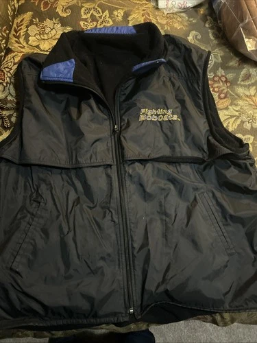 Rare OLD Montana State Fightin Bobcats Pro Player Reversible Sideline Vest XXL - product listing photo