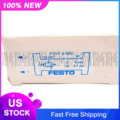 New FESTO PZVT-3-SEC 158495 Pneumatic Timer