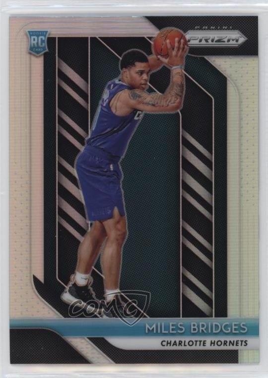 2018-19 Panini Prizm Silver Prizm Miles Bridges #278 Rookie RC