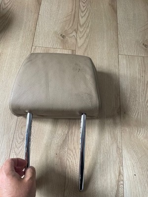 bmw E90 cream / brown leather front headrest used 