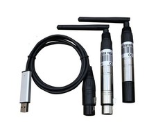 USB to DMX Interface Adapter and DMX512 Wireless System Receiver Transmitter