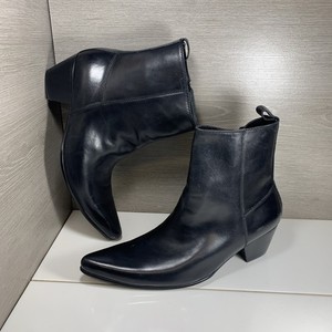 Maison Forte Ankle Boots Men Size 9.5 Black Leather Dress Casual Lace Up Maison forte leather - Gem main image 2