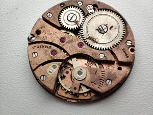 NOS CASE DIAL & Movement Ring For Caliber Fhf 25 (11 1/2 Ligne) 35.2Mm