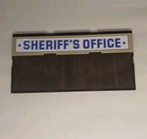 Vintage Playmobil 3423 Western Sheriff's Office Sign wall