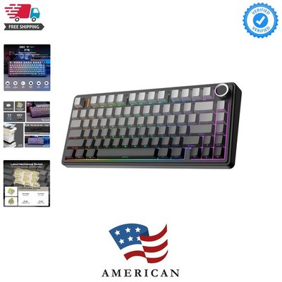 x Aula F75 Gasket Mechanical Keyboard, 75% Wireless Hot Swappable Gaming Keyb...