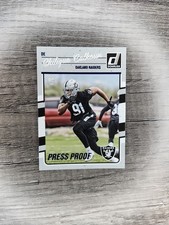 2016 Donruss - Rookies Shilique Calhoun #341 Press Proof Blue (RC)