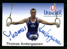 Thomas Andergassen Autogrammkarte Originial Signiert Turnen + A 256447