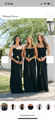 pale blush bridesmaid dress Kendal Dress  Park & Fifth Clothing Co