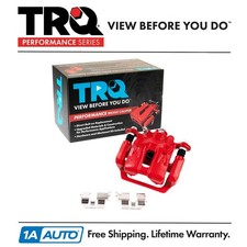 TRQ Performance Rear Left Brake Caliper Red P...