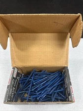 (95) US Anchor 1/4" X 4" Blue Hex Washer Head Masonry Concrete Screw