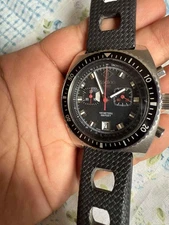 Zodiac Sea Dragon Black Dial Chrono