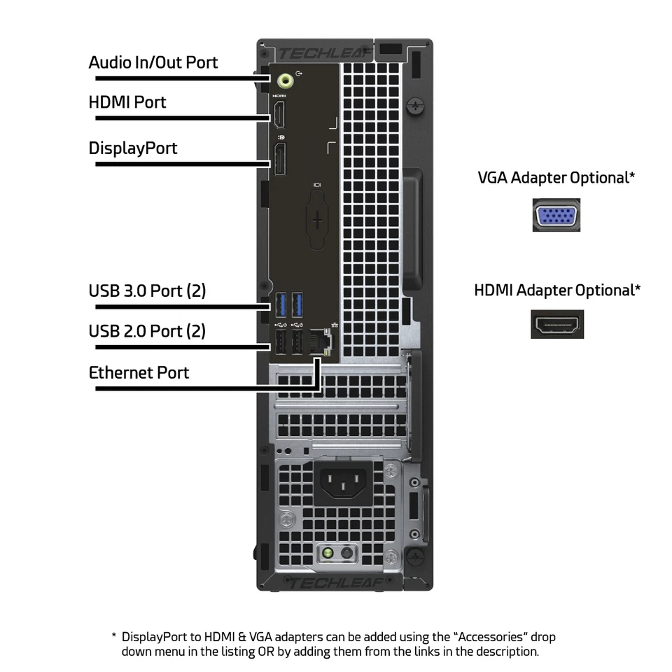 PC de escritorio Dell i7, hasta 32 GB de RAM, SSD 4 TB NVMe, Windows 11 Pro, WiFi, DVD-RW Foto 3 de 4