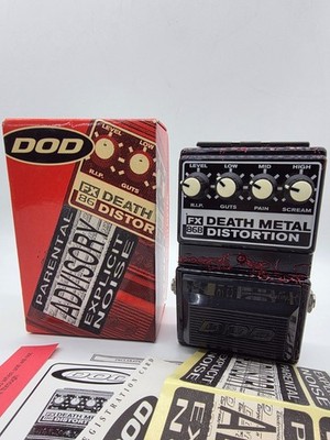 DOD Digitech FX86B Death Metal Distortion Vtg Guitar Effect Pedal w Box Manual