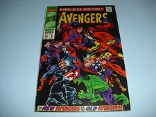 Avengers King Size Special #2 in VF- 7.5 COND from 1968! Marvel very fine C063