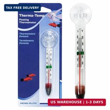 Therma-Temp Floating Aquarium Thermometer - Easy to Read - Temperature