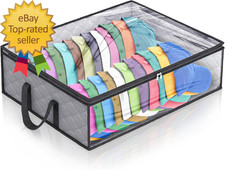 Wide Hat Storage for Baseball Caps Organizer with 2 Sturdy Handles Hat Bags