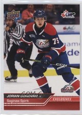 2023-24 Upper Deck CHL Exclusives 73/100 Jorian Donovan #38 1rd0