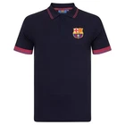 FC Barcelona Official Football Soccer Gift Mens Crest Polo Shirt Navy Blue