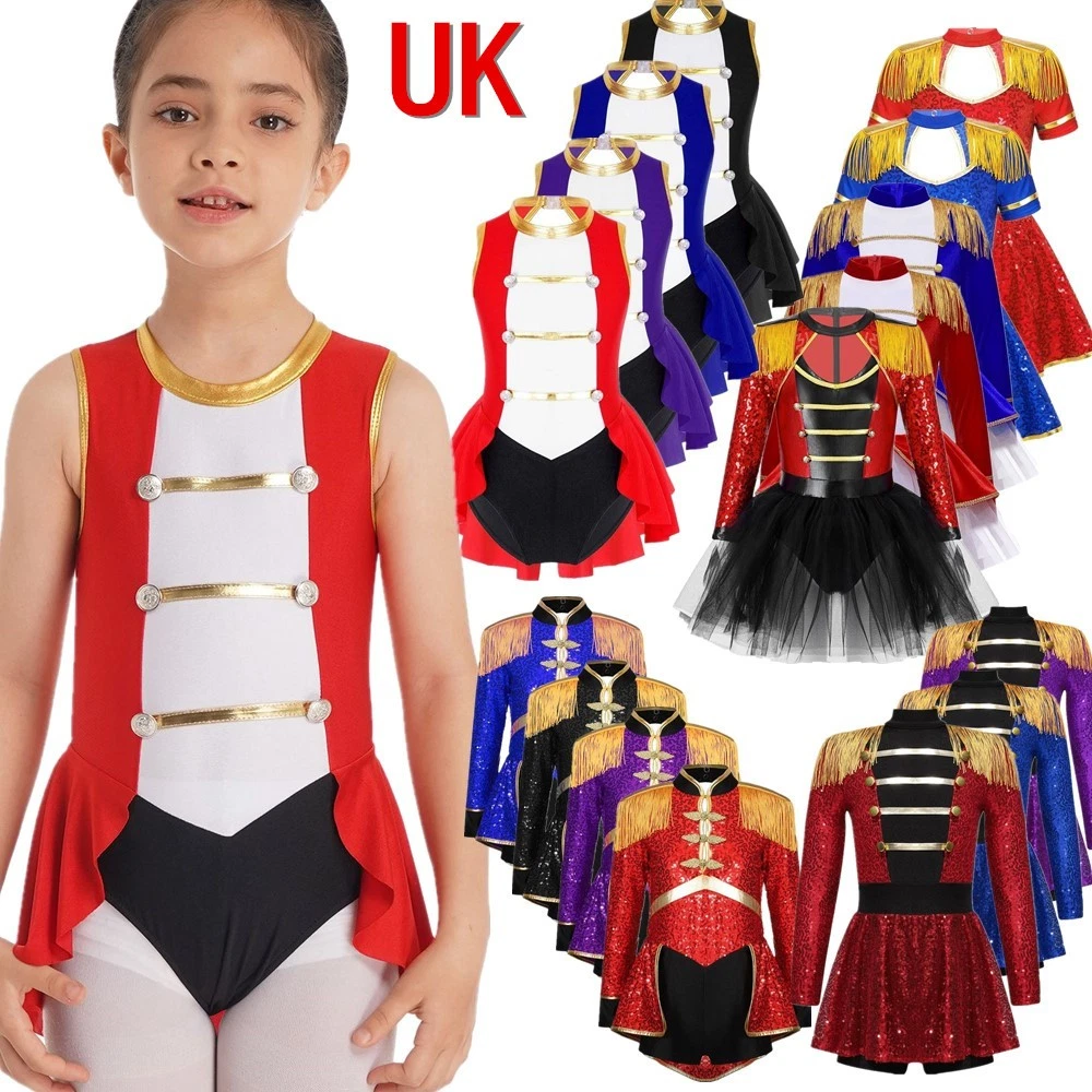 Abito Con Leotard E Paillettes Per Bambina - Costume Da Clown E Circo - Foto 3