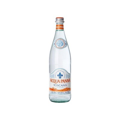Pack of 12, Acqua Panna Toscana Spring Water, 8.8oz Glass Bottle